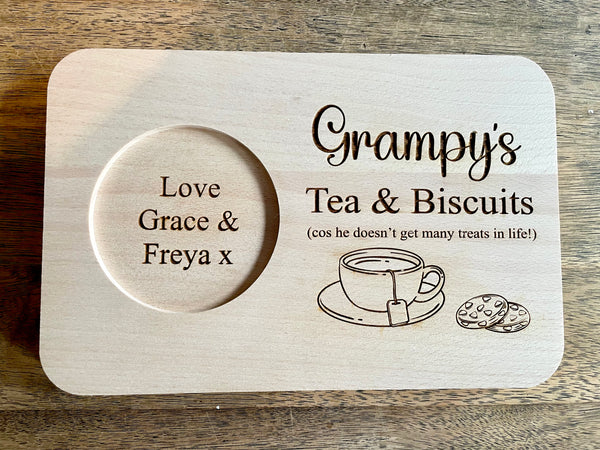 Personalised Wooden Coaster Tray