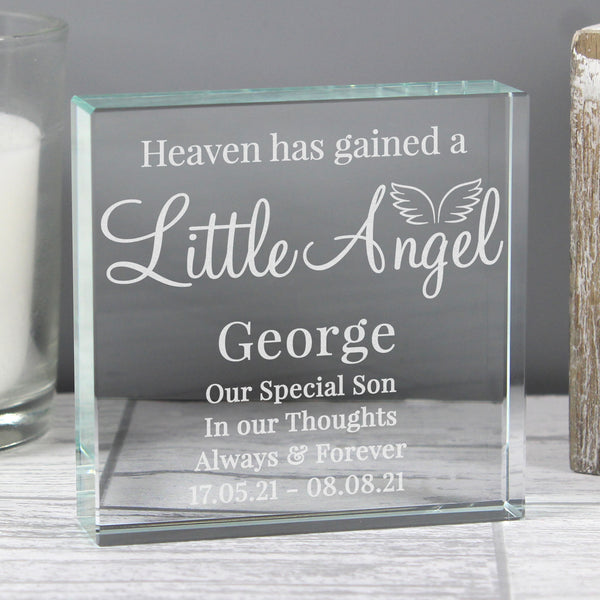 Personalised Little Angel Crystal Token (small)