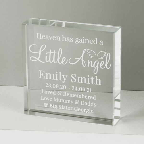 Personalised Little Angel Crystal Token (small)