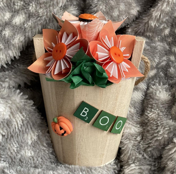 Halloween Papercraft Pot