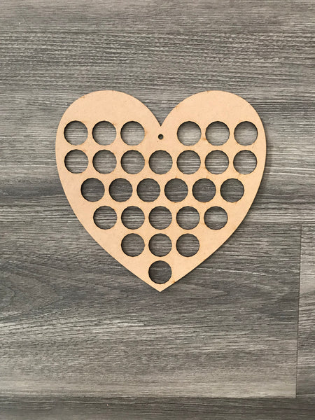 Pounds for lbs Heart weight tracker MDF